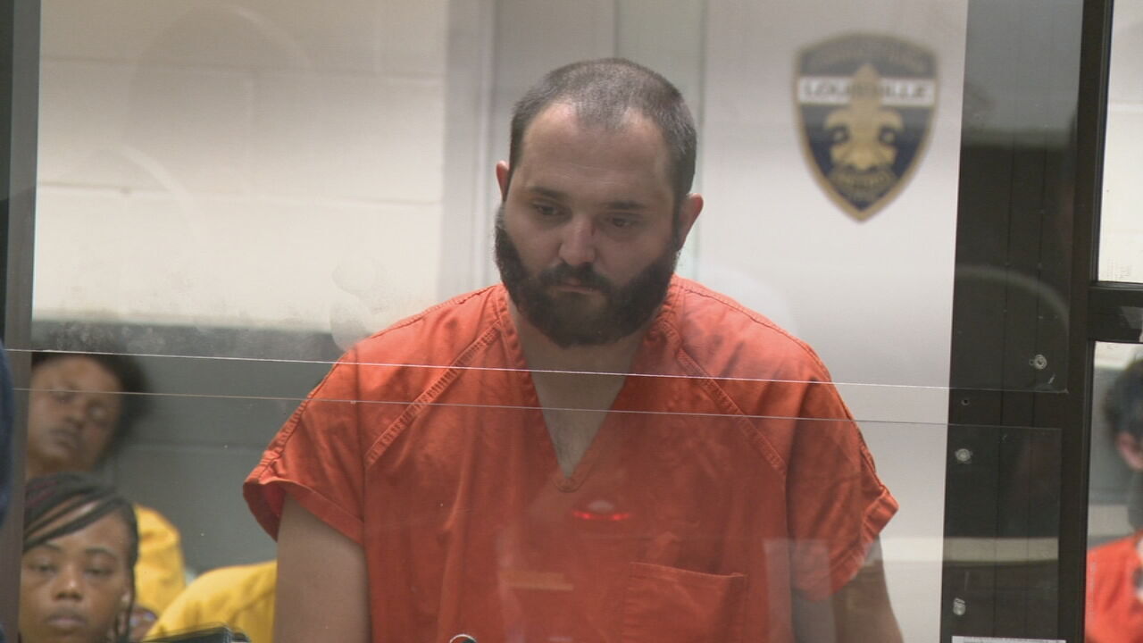 Jacob Collett in court in Louisville, Kentucky